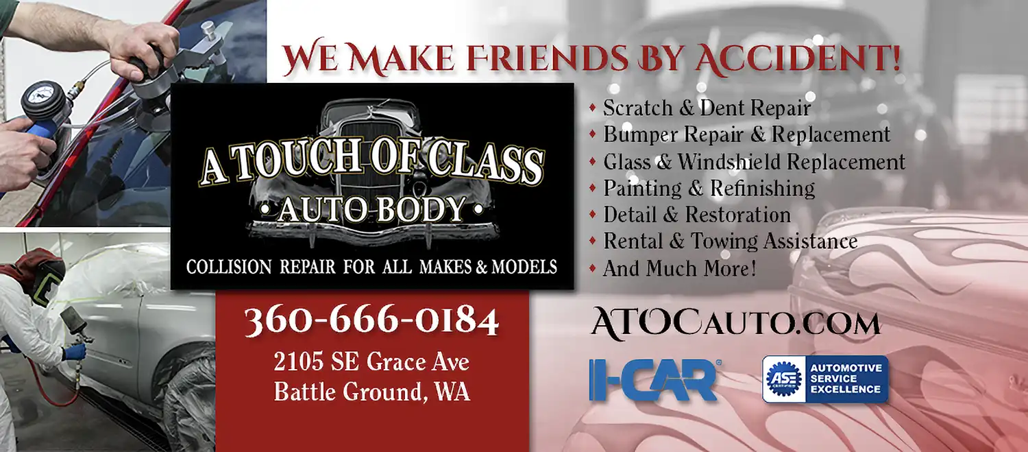 A Touch of Class auto body in Battle Ground, Washington